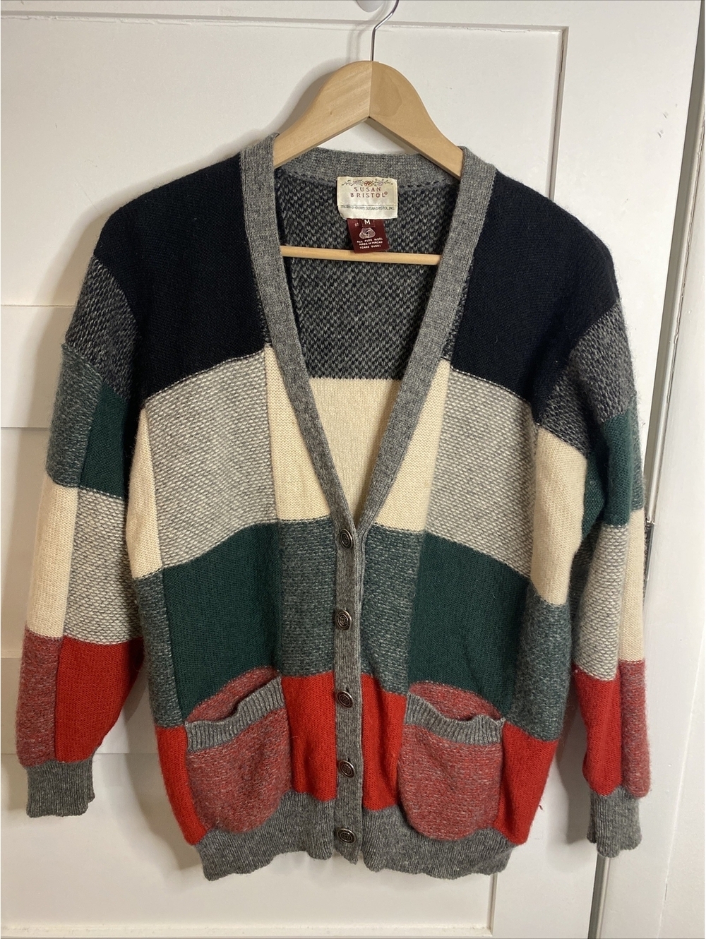 Women’s Susan Bristol 100% Wool Cardigan M